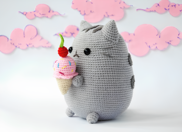 Whimsical Crochet Pusheen Cat Plush: The Perfect Kawaii Gift