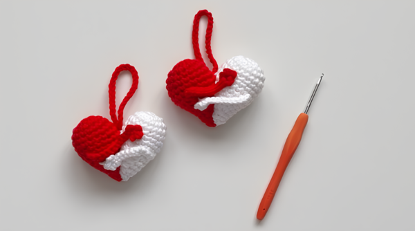 Adorable Crochet Amigurumi Hugging Hearts Pattern - DIY Handmade Gift - PDF Digital Download