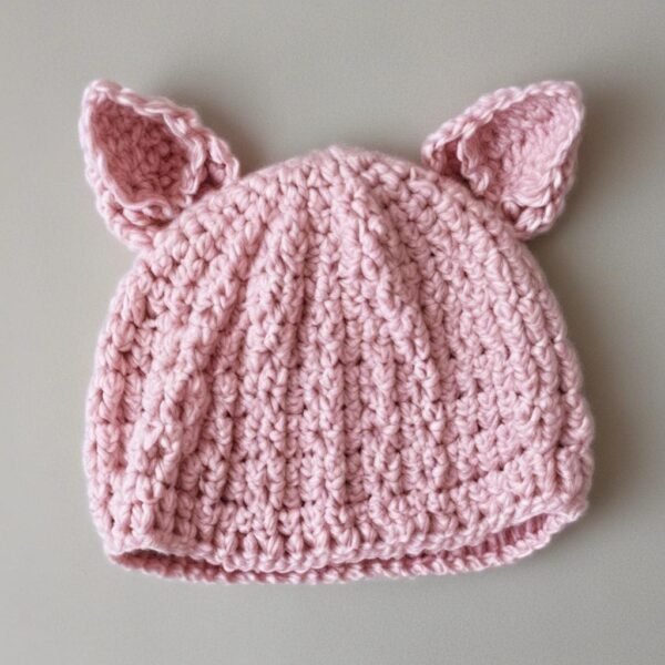 Adorable Baby Bear Hat - Soft Crochet in Bernat Alize Blanket Yarn