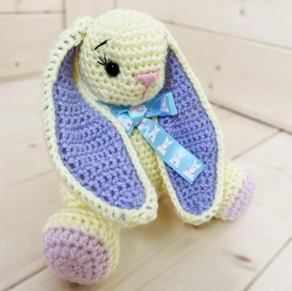 Whimsical Easter Bunny Crochet Pattern – Easy Amigurumi Tutorial for Beginners