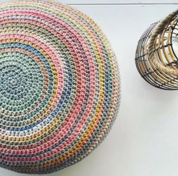 DIY Crochet Pouf Pattern - XXL Floor Cushion - Handmade Ottoman - PDF Digital Download - Home Decor - Image 4
