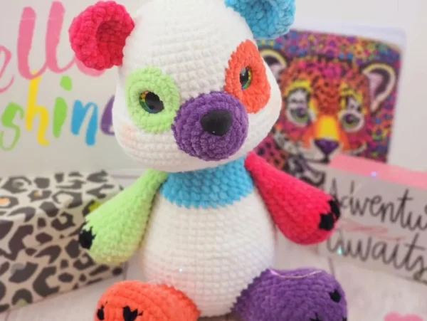 Dottie the Panda Crochet Pattern - Adorable Amigurumi Toy - Digital DIY Plush Panda - Beginner Friendly PDF - Image 9