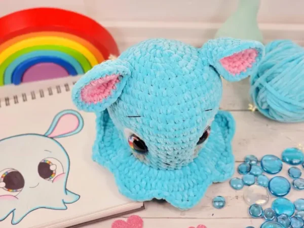 Dumbo Octo Crochet Pattern - Amigurumi Octopus Plushie - Cute Sea Animal Crochet PDF - Image 5