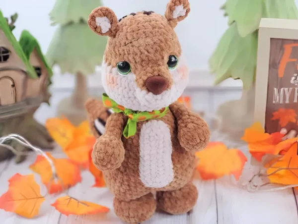 Christopher the Chipmunk Crochet Pattern - Woodland Amigurumi Animal - Instant Digital Download - Image 3