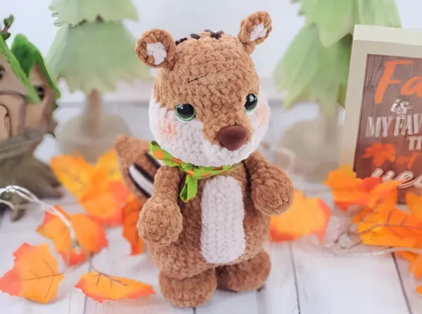 Christopher the Chipmunk Crochet Pattern - Woodland Amigurumi Animal - Instant Digital Download - Image 5