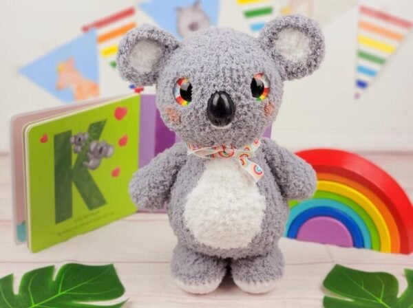 Mel the Koala Crochet Pattern - Amigurumi Animal Toy - Cute Sleepy Koala Plush PDF