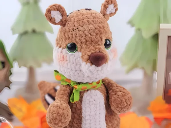 Christopher the Chipmunk Crochet Pattern - Woodland Amigurumi Animal - Instant Digital Download - Image 7