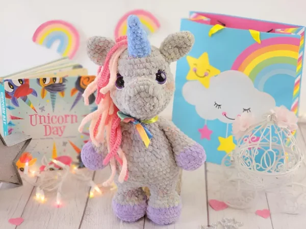 Shila the Unicorn Crochet Pattern - Magical Amigurumi Animal - Instant Digital Download - Image 4