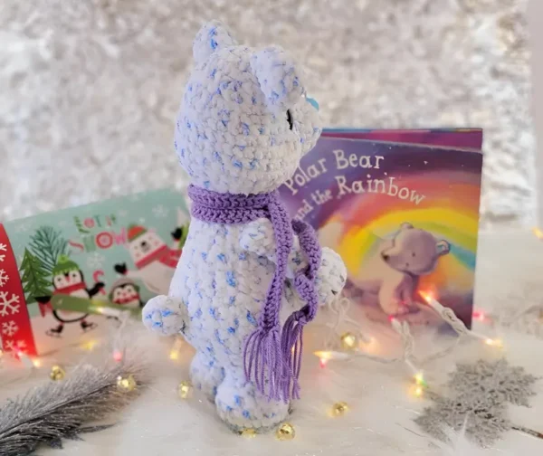 Chilly the Polar Bear Crochet Pattern - Cute Amigurumi Animal - Winter DIY Plush Toy - Image 7