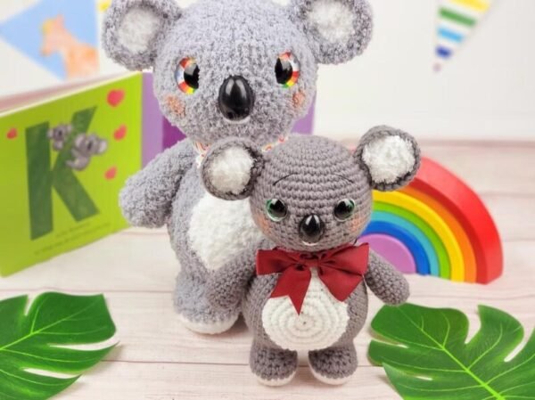 Mel the Koala Crochet Pattern - Amigurumi Animal Toy - Cute Sleepy Koala Plush PDF - Image 7