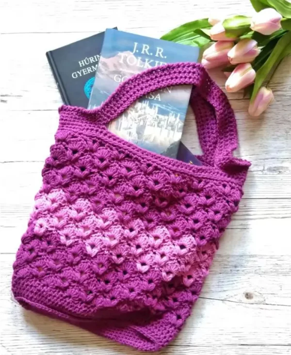 Crochet Bag Pattern - Easy Everyday Tote PDF - Stylish Handmade Shoulder Bag DIY